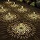 gardencave 6 Pack Solar Lights Outdoor Garden Decorative Mandala Solar Garden Lights with Warm Light Waterproof Solar Pathway Landscape Lights for Path Backyard Walkway Yard Decor Gardening Gifts for