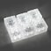 HOFLYW 6 Pack Solar Brick Lights Landscape Path Light Garden Decoration Yard Paver Road Lighting Recessed Paver for Garden Pathway Patio Walkway Decor