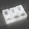 HOFLYW 6 Pack Solar Brick Lights Landscape Path Light Garden Decoration Yard Paver Road Lighting Recessed Paver for Garden Pathway Patio Walkway Decor