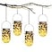 Yitee Solar Fairy Jar Lights4 Pack 30 Led Mason Jar Decor Firefly Lightsfor Outdoor Patio Garden Table Decorations Solar Lantern Mothers Day GiftMason JarsHangers Included