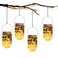 Yitee Solar Fairy Jar Lights4 Pack 30 Led Mason Jar Decor Firefly Lightsfor Outdoor Patio Garden Table Decorations Solar Lantern Mothers Day GiftMason JarsHangers Included