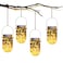 Yitee Solar Fairy Jar Lights4 Pack 30 Led Mason Jar Decor Firefly Lightsfor Outdoor Patio Garden Table Decorations Solar Lantern Mothers Day GiftMason JarsHangers Included