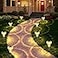 Benany Solar Lights Outdoor 8 Pack Mushroom Lights Outside Waterproof Solar Powered LED Lighting for Garden Yard Landscape Path Pathway Lawn Walkway Driveway Backyard Decor Warm White