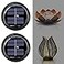Leoduo 2 Pack Replacement Solar Light Parts Warm White LED Waterproof Bottom Kit for Outdoor DIY Lotus Crackle Glass Globe Lamp