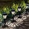 Springwind 10 Pack Solar Pathway Lights Outdoor Bright Solar Powered Garden Light with Warm White LED Auto OnOff Waterproof Path Lights Decorative Landscape Lighting for Yard Patio Walkway Driveway