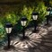 Springwind 10 Pack Solar Pathway Lights Outdoor Bright Solar Powered Garden Light with Warm White LED Auto OnOff Waterproof Path Lights Decorative Landscape Lighting for Yard Patio Walkway Driveway