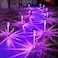 Gorrzai Christmas Solar Lights Outdoor 10 Pack Solar Pathway Lights Outdoor Halloween Decorations Waterproof Yard Lighting for Driveway Garden Walkway Path Landscape Lawn