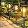 BesLowe Upgraded Solar Pathway Lights Outdoor 8Pack Large LED Solar Light Outdoor Waterproof Super Bright Outside Lights for Yard SunPowered Landscape Lighting for Garden Walkway Warm White