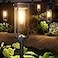 NEWMESSI 8 Pack Solar Pathway Lights Outdoor IP65 Waterproof Super Brightness Solar Powered Landscape Path Lights for Outside Walkway Driveway Garden