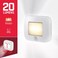 Energizer MotionActivated LED Path Light Wireless 20 Lumens Battery Powered White Ideal for Hallway Entryway Stairs Pathway Night Light 38183
