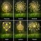 Maleyt 6 Pack Solar Garden Lights Firework Lights Decorative 8 Lighting Modes with Remote 120 LED Twinkling Waterproof Landscape Outdoor Decor for Pathway Backyard Walkway Patio White