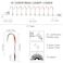 GAGALIFE Candy Cane Lights 10 Pack Candy Cane Pathway Lights 10 Christmas Candy Cane Lights Outdoor Candy Cane Decor for Walkway Driveway Sidewalk Garden Yard Xmas Path Lights with Stakes