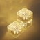 MLKNK Solar Brick LightsOutdoor Solar Lights for YardSolar Brick Landscape Path Light 3 Pack LED Light Brick Garden Decor for Pathway Patio Walkway Backyard Decoration