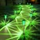 Gorrzai Solar Lights Outdoor 10 Pack Solar Pathway Lights Green Halloween Decorations Waterproof Yard Lighting for Outside Driveway Garden Walkway Path Landscape Lawn
