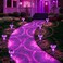Benany Solar Lights Outdoor 8 Pack Mushroom Lights Outside Waterproof Solar Powered LED Lighting for Garden Yard Landscape Path Pathway Lawn Walkway Driveway Backyard Halloween Decor Purple