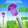 Benany Solar Lights Outdoor 8 Pack Mushroom Lights Outside Waterproof Solar Powered LED Lighting for Garden Yard Landscape Path Pathway Lawn Walkway Driveway Backyard Halloween Decor Purple