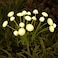 Rieyue Solar Garden Lights 2Pack Dual Mode LED Solar Mushroom Lights Waterproof Firefly Outdoor Decor for Yard Patio and Pathway Warm White Jellyfish Ambiance