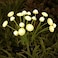 Rieyue Solar Garden Lights 2Pack Dual Mode LED Solar Mushroom Lights Waterproof Firefly Outdoor Decor for Yard Patio and Pathway Warm White Jellyfish Ambiance