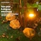 LIYAOLI Solar Rock Lights 4Pack AutoDimming 8H Runtime IP44 Waterproof Landscape Lighting for GardenPathwayLawn Outdoor Decorative Natural Stone Texture