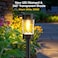 Eyrosa Solar Lights Outdoor 12 Pack Waterproof Solar Landscape Lighting for Pathway Garden Yard Path Walkway Driveway Lawn Patio Outside Decor Warm White