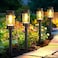 Eyrosa Solar Lights Outdoor 12 Pack Waterproof Solar Landscape Lighting for Pathway Garden Yard Path Walkway Driveway Lawn Patio Outside Decor Warm White