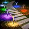 ALEPOD Solar Pathway Lights Outdoor 8 Pack 7 Lighting Modes Solar Lights Outdoor Waterproof IP68 Landscape Lighting for Yard Pathway Backyard Lawn