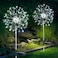 suddus Solar Garden Lights Outdoor Waterproof Decorative 2Pack 150LED Firework Lights Solar Fairy Lights for Yard Garden Party Patio Pathway Flowerbed White