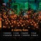 Brizled Halloween Pathway Lights 754ft 3 Pack Candle Flame Orange Lights Outdoor with Timer Battery Powered Halloween Light Waterproof Spooky Path Light for Path Yard Walkway Garden Thanksgiving