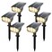 LEREKAM 3 Brightness Modes Solar Outdoor Lights with Super Bright 40LEDs 360 Adjustable Lighting Angle USB Charging Longer Working Time Waterproof Patio Porch Driveway