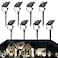VOLISUN Solar Spotlight Outdoor IP67 Waterproof Solar Landscape Spot LightsUplights for Yard Garden Pathway 8 Pack Cool White 27 LED 3 Lighting Modes