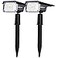 LEREKAM Solar Spot Lights IP65 Waterproof 40 LEDs Landscape SpotlightsUSB Solar Powered Wall Lights Dark Sensing Auto OnOff3 Modes Outdoor Solar Garden Lights for Yard Porch 2 Pack