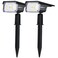 LEREKAM Solar Spot Lights IP65 Waterproof 40 LEDs Landscape SpotlightsUSB Solar Powered Wall Lights Dark Sensing Auto OnOff3 Modes Outdoor Solar Garden Lights for Yard Porch 2 Pack