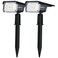 LEREKAM Solar Spot Lights IP65 Waterproof 40 LEDs Landscape SpotlightsUSB Solar Powered Wall Lights Dark Sensing Auto OnOff3 Modes Outdoor Solar Garden Lights for Yard Porch 2 Pack