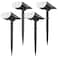 BAXIA TECHNOLOGY Solar Spot Lights Outdoor Waterproof 3 Lighting Modes Solar Spotlights Dusk to Dawn Spot Light for Yard Pathway Landscape Driveway Warm White 6 Pack