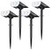 BAXIA TECHNOLOGY Solar Spot Lights Outdoor Waterproof 3 Lighting Modes Solar Spotlights Dusk to Dawn Spot Light for Yard Pathway Landscape Driveway Warm White 6 Pack