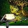 AUDERWIN Solar spotlights Outdoor 63 LED 3 Lighting Modes IP65 Waterproof Lighten Yard Garden House Garage Pathway for Christmas Decorations2 Pack
