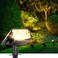 AUDERWIN Solar spotlights Outdoor 63 LED 3 Lighting Modes IP65 Waterproof Lighten Yard Garden House Garage Pathway for Christmas Decorations2 Pack
