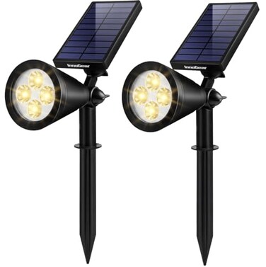 InnoGear Solar Lights Outdoor Waterproof Solar Garden Light for Outside Yard Landscape Lighting Pathway Spot Lights Spotlight Wall Light Auto OnOff Warm White