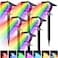 Peasur 6 Pack Solar Spot Lights Outdoor Color Changing 7 Modes Halloween RGB Solar Powered Waterproof Spotlight Landscape Lighting for Outside Yard Garden Pathway