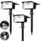 nipify Solar Spot Lights Outdoor 3 Pack62 LED Solar Motion Sensor Lights Outdoor Waterproof 3 Modes Solar Powered Landscape Spotlights 2in1 for Outside Yard Wall Garden Cool White