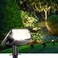 AUDERWIN Solar Spot Lights Outdoor 63 LED 3 LightingWaterproof IP65 Modes Spotlights for Outside House Yard Garden Landscape Lights 4 Pack Natural Light