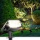 AUDERWIN Solar Spot Lights Outdoor 63 LED 3 LightingWaterproof IP65 Modes Spotlights for Outside House Yard Garden Landscape Lights 4 Pack Natural Light
