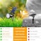 APOMAO Solar Spot Lights Outdoor 36 LEDs 1000LM Adjustable Solar Lights Outdoor Waterproof 2in1 Solar Powered Spotlights Landscape Lighting for Garden Yard Pathway 4 Pack Cool White