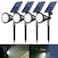 APOMAO Solar Spot Lights Outdoor 36 LEDs 1000LM Adjustable Solar Lights Outdoor Waterproof 2in1 Solar Powered Spotlights Landscape Lighting for Garden Yard Pathway 4 Pack Cool White