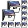 Peasur Solar Lights Outdoor 10 Pack Solar Motion Sensor Outdoor Lights Security Light 3 Working Modes Waterproof for Outside Garden Yard Fence