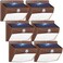 Peasur 6 Packs Solar Outdoor Lights Motion Sensor Solar Security Lights Waterproof with 3 Lighting Modes Solar Powered Wall Lights Outside for Garden Fence Yard Deck Brown