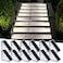 AUDLES Solar Step Lights Waterproof Outdoor Decor IP67 Solar Lights for Yard Patio Garden Walkways Front Door Pathway Driveway 12