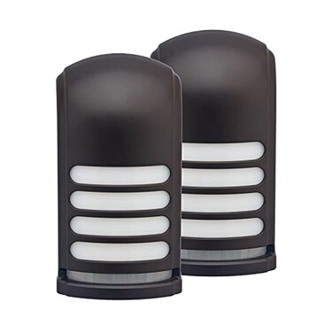 Xodus Innovations BL776 Battery Operated Motion Activated LED Deck and Stair Light Outdoor or Indoor Use Weather Resistant Bronze Pack of 2