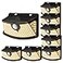 Aootek New Solar Motion Sensor Lights 120 LEDs with Lights Reflector270 Wide Angle IP65 Waterproof Step Lights for Front Door Yard Garage Deck Black Warm White 8Pack