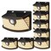 Aootek New Solar Motion Sensor Lights 120 LEDs with Lights Reflector270 Wide Angle IP65 Waterproof Step Lights for Front Door Yard Garage Deck Black Warm White 8Pack
